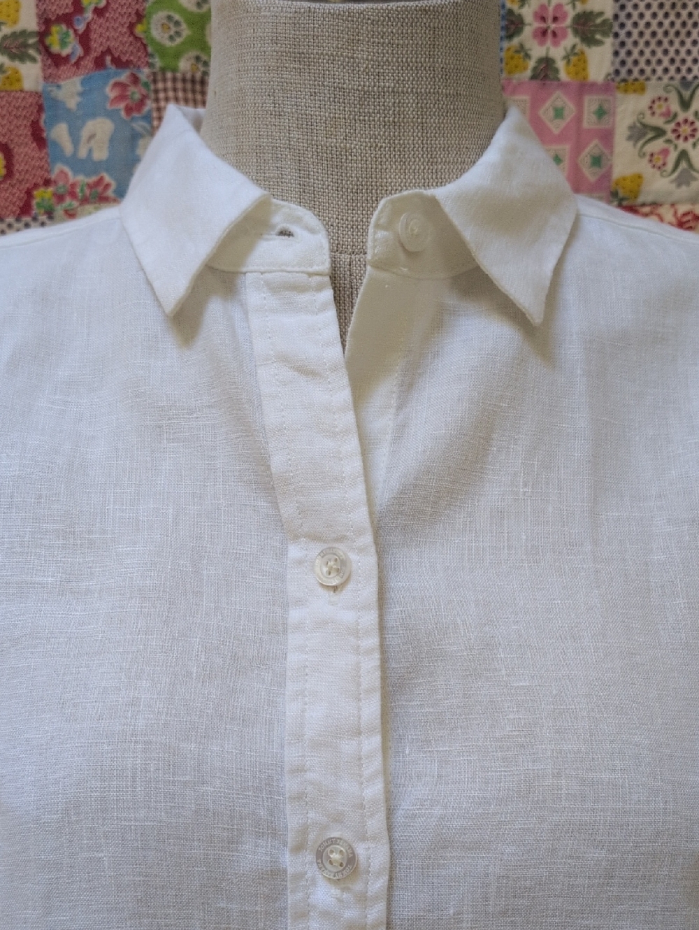 Tommy Bahama White Linen Shirt - Picture 3 of 10